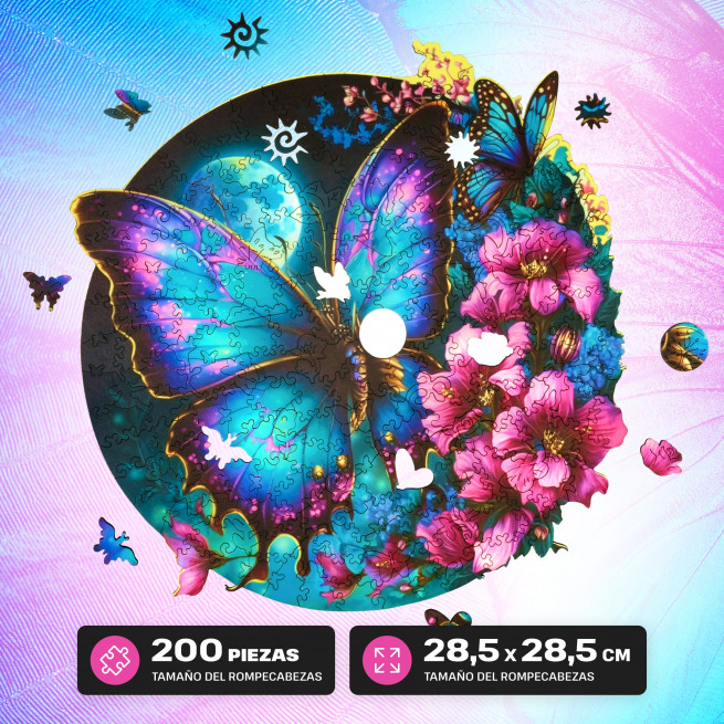 Imágenes y fotos de Butterfly puzzle 200 piezas. ESC WELT.