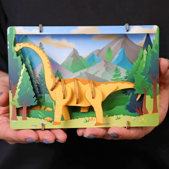 Imágenes y fotos de Dino Discovery 3D Puzzle Kit. ESC WELT.