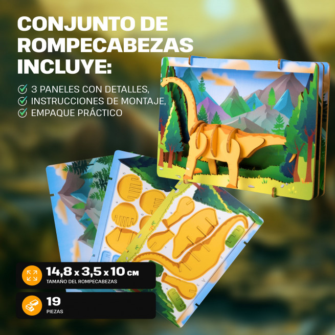 Imágenes y fotos de Dino Discovery 3D Puzzle Kit. ESC WELT.