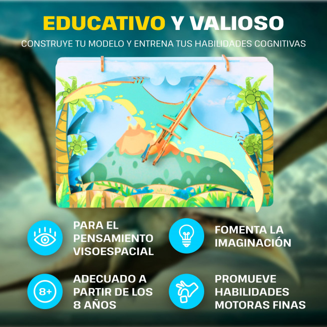 Imágenes y fotos de Dino Discovery 3D Puzzle Kit. ESC WELT.