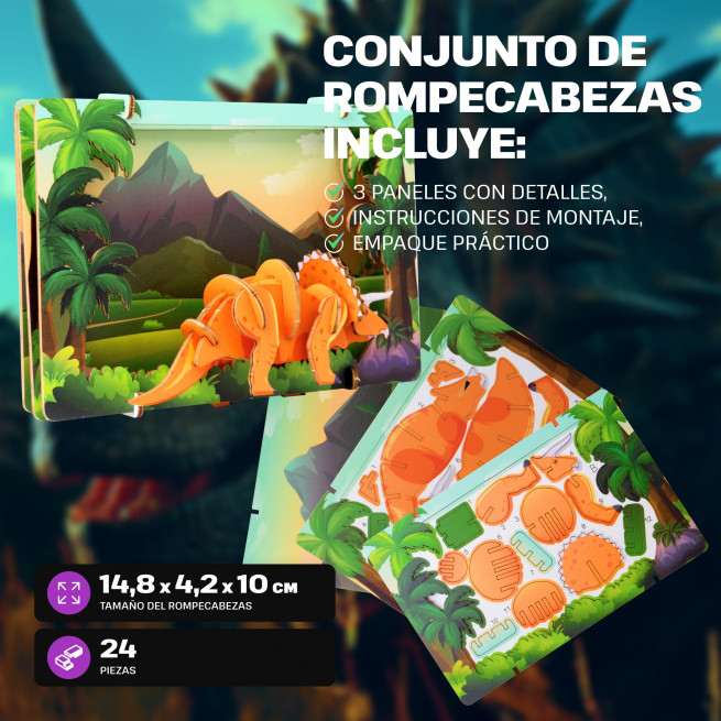 Imágenes y fotos de Dino Discovery 3D Puzzle Kit. ESC WELT.