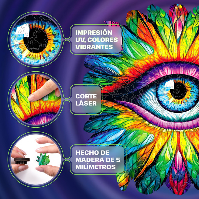 Imágenes y fotos de Eye puzzle 200 pieces. ESC WELT.
