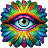 Imágenes y fotos de Eye puzzle 200 pieces. ESC WELT.