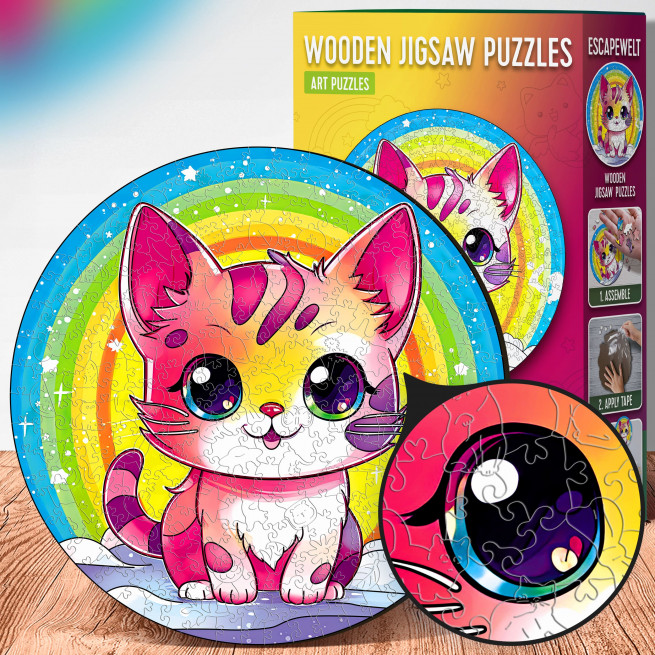Imágenes y fotos de Kitten Puzzle 200 pieces. ESC WELT.