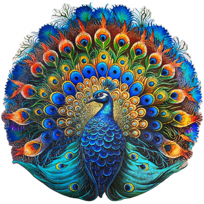 Peacock puzzle 200 piezas