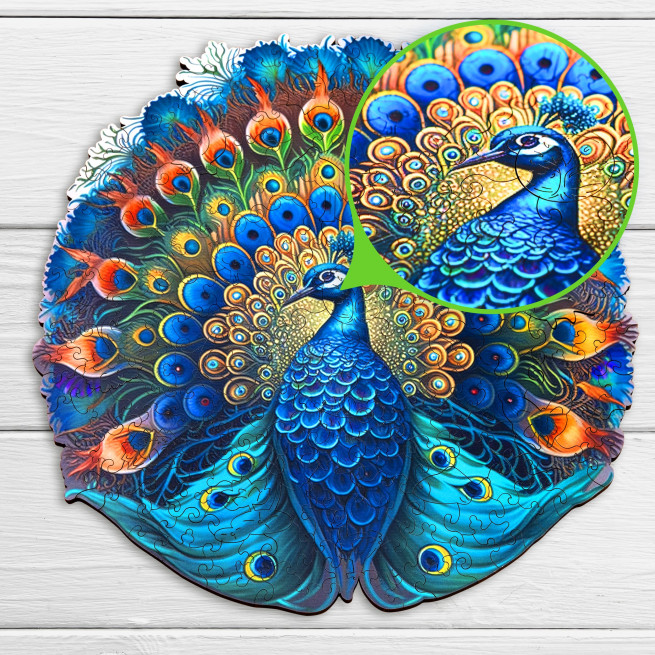 Imágenes y fotos de Peacock puzzle 300 unidades. ESC WELT.