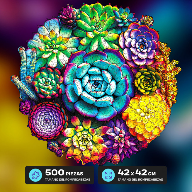 Imágenes y fotos de SUCCULENT PUZZLE 500 piezas. ESC WELT.