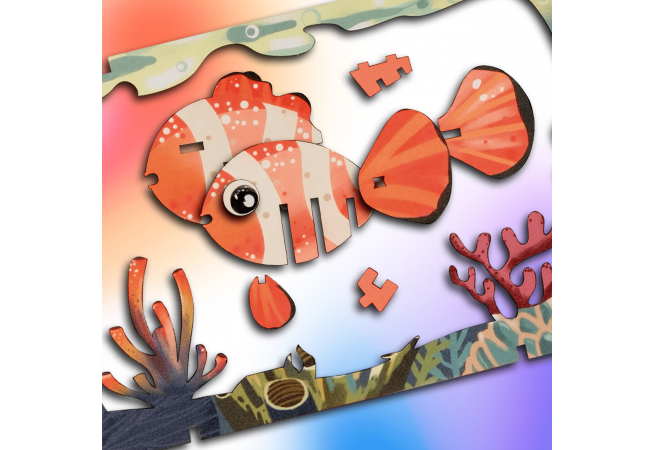 Imágenes y fotos de Safari Wonders 3D Puzzle Kit. ESC WELT.
