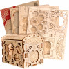 Imágenes y fotos de Wooden Secret TREASURE BOX, KIT DE ROMPECABEZAS 3D PARA ARMAR POR TI MISMO. ESC WELT.