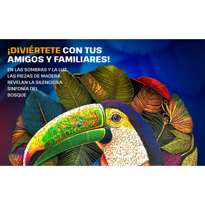 Imágenes y fotos de Toucan puzzle 200 piezas. ESC WELT.