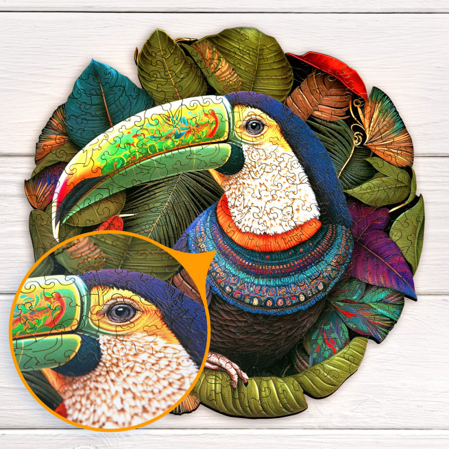 Imágenes y fotos de Toucan puzzle 200 piezas. ESC WELT.