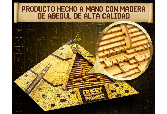 Imágenes y fotos de Quest Pyramid. ESC WELT.