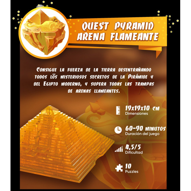 Imágenes y fotos de Quest Pyramid Flaming Sand. ESC WELT.