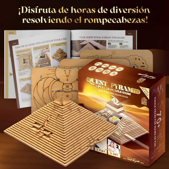 Imágenes y fotos de 3D Puzzle Game Quest Pyramid. ESC WELT.