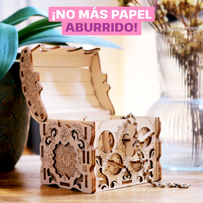 Imágenes y fotos de Wooden Secret MAZE BOX, KIT DE ROMPECABEZAS 3D PARA ARMAR POR TI MISMO. ESC WELT.