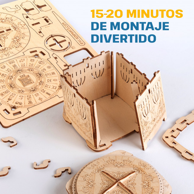 Imágenes y fotos de Wooden Secret LOCK BOX, KIT DE ROMPECABEZAS 3D PARA ARMAR POR TI MISMO. ESC WELT.