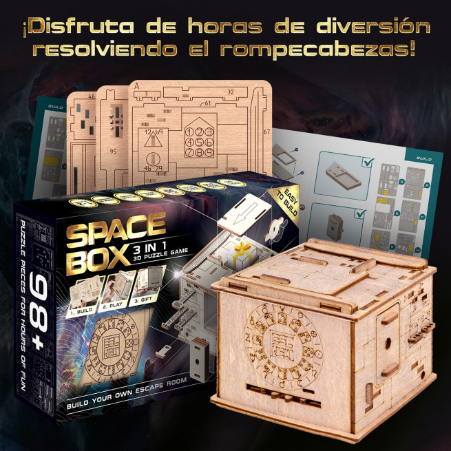 Imágenes y fotos de 3D Puzzle Game Space Box. ESC WELT.