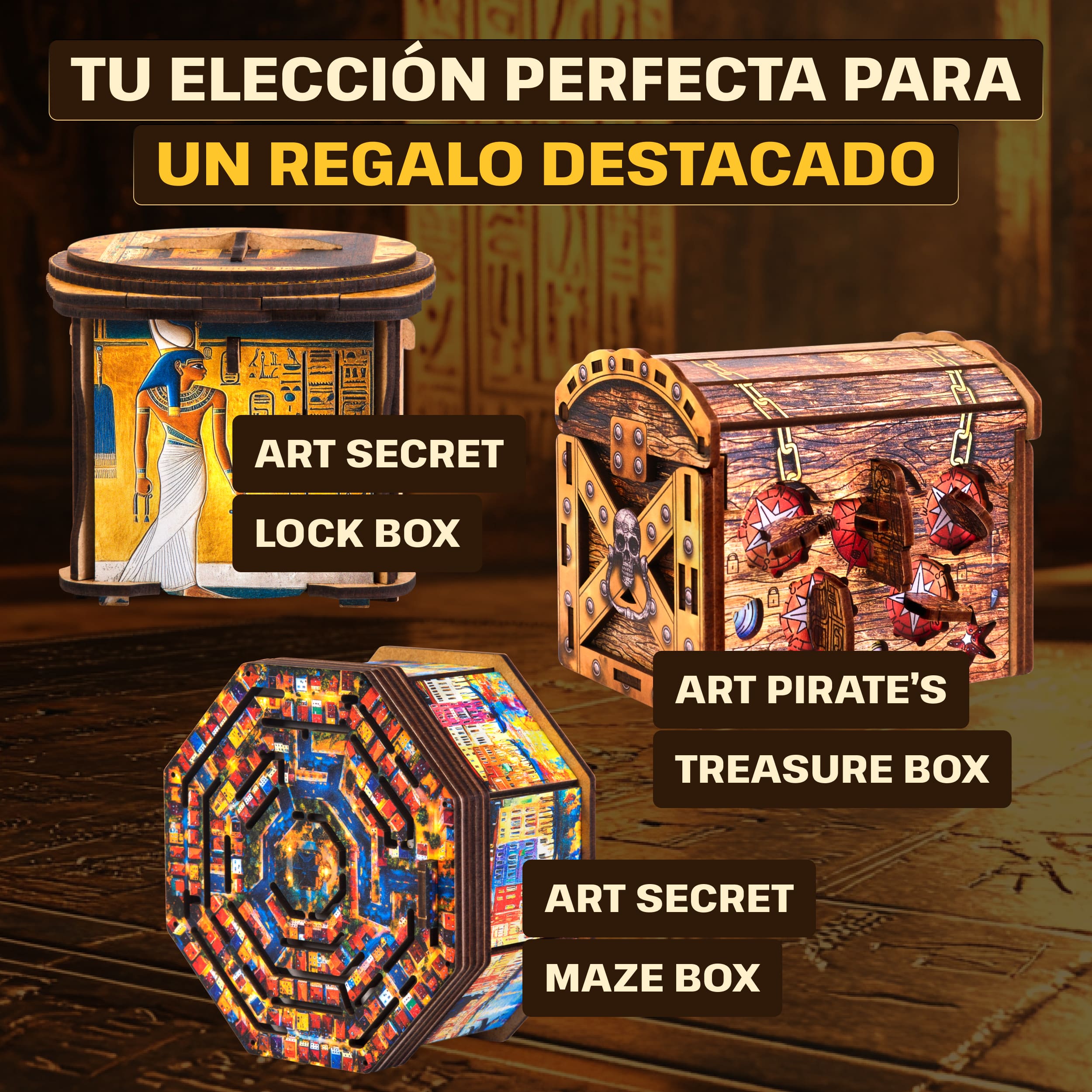 Imágenes y fotos de Art Secret Lock Box. ESC WELT.