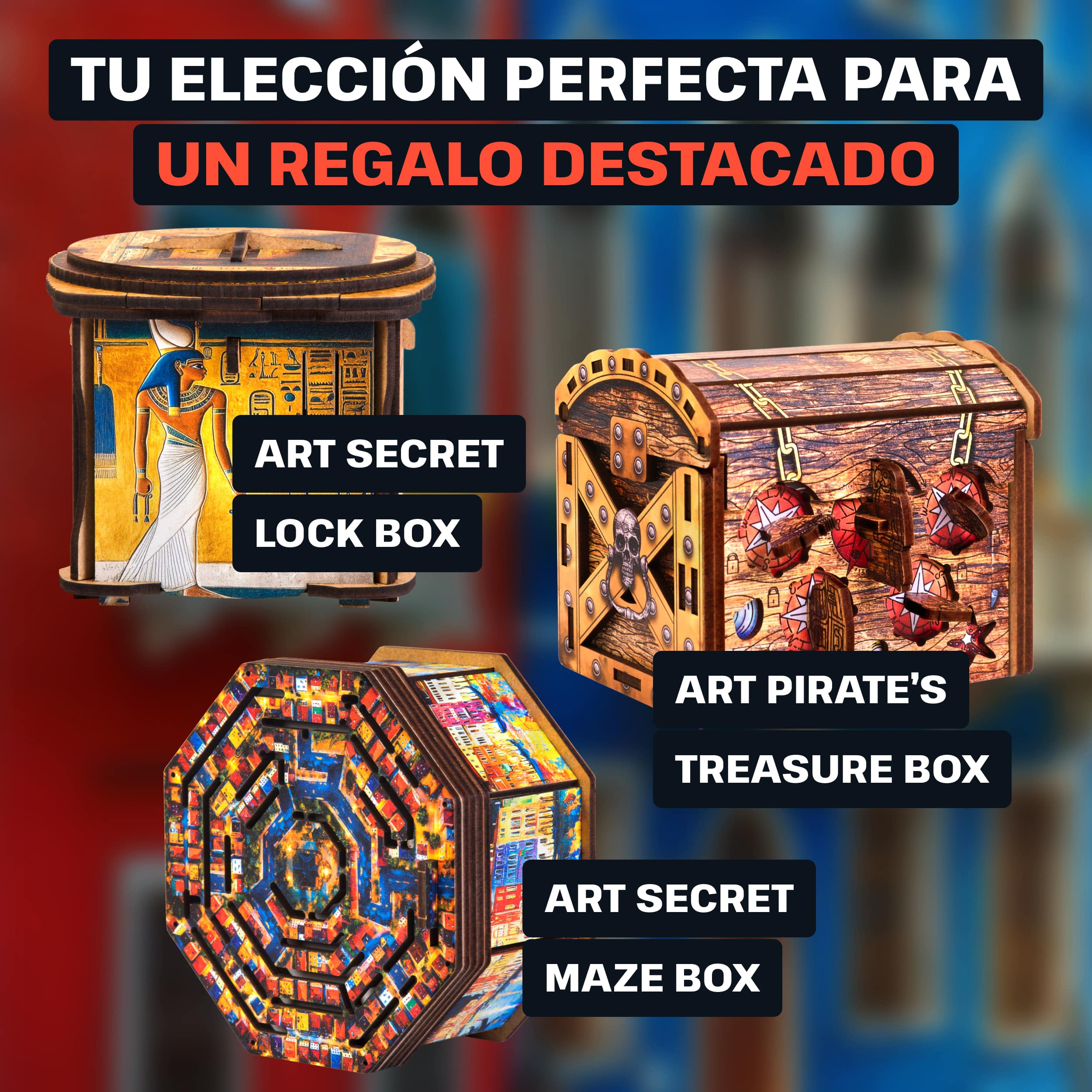 Imágenes y fotos de Art Secret Maze Box. ESC WELT.