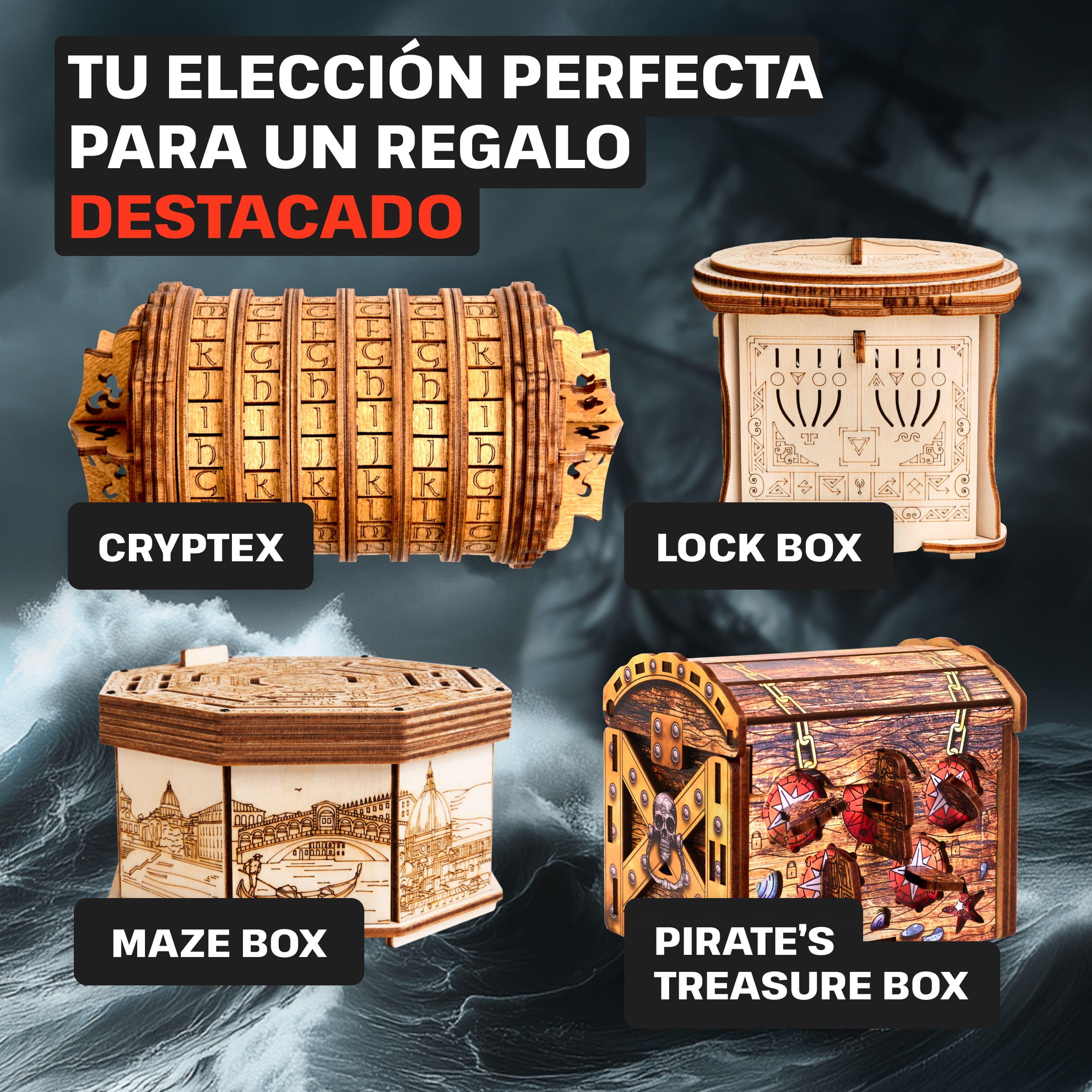 Imágenes y fotos de Art Pirate's Treasure Box. ESC WELT.
