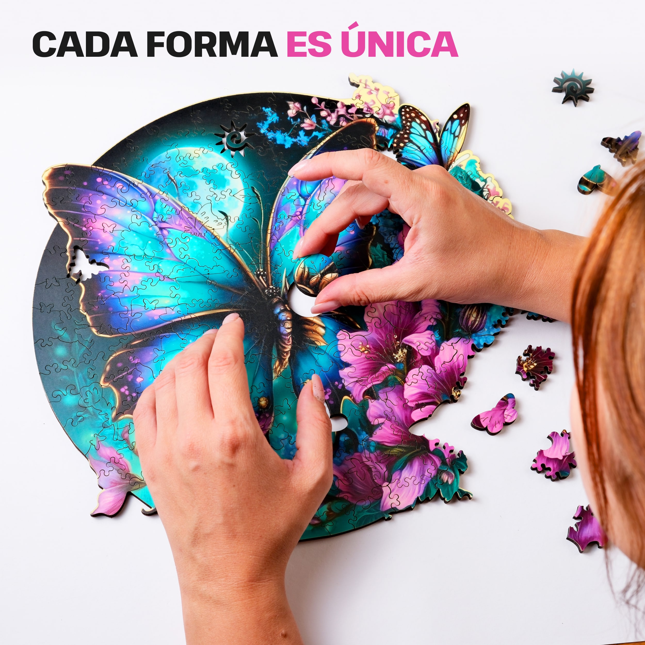 Imágenes y fotos de Butterfly puzzle 300 unidades. ESC WELT.