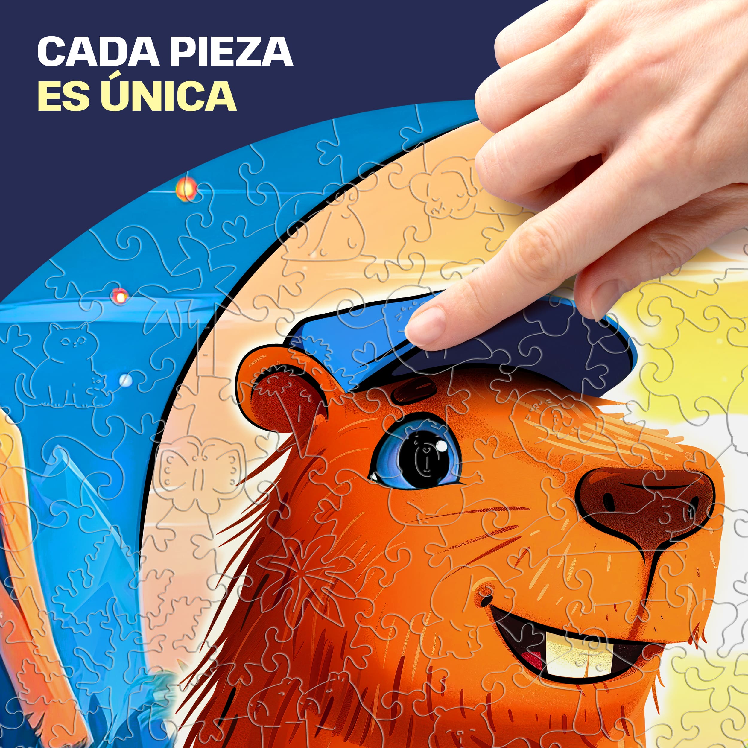 Imágenes y fotos de Capybara Puzzle 200 pieces. ESC WELT.