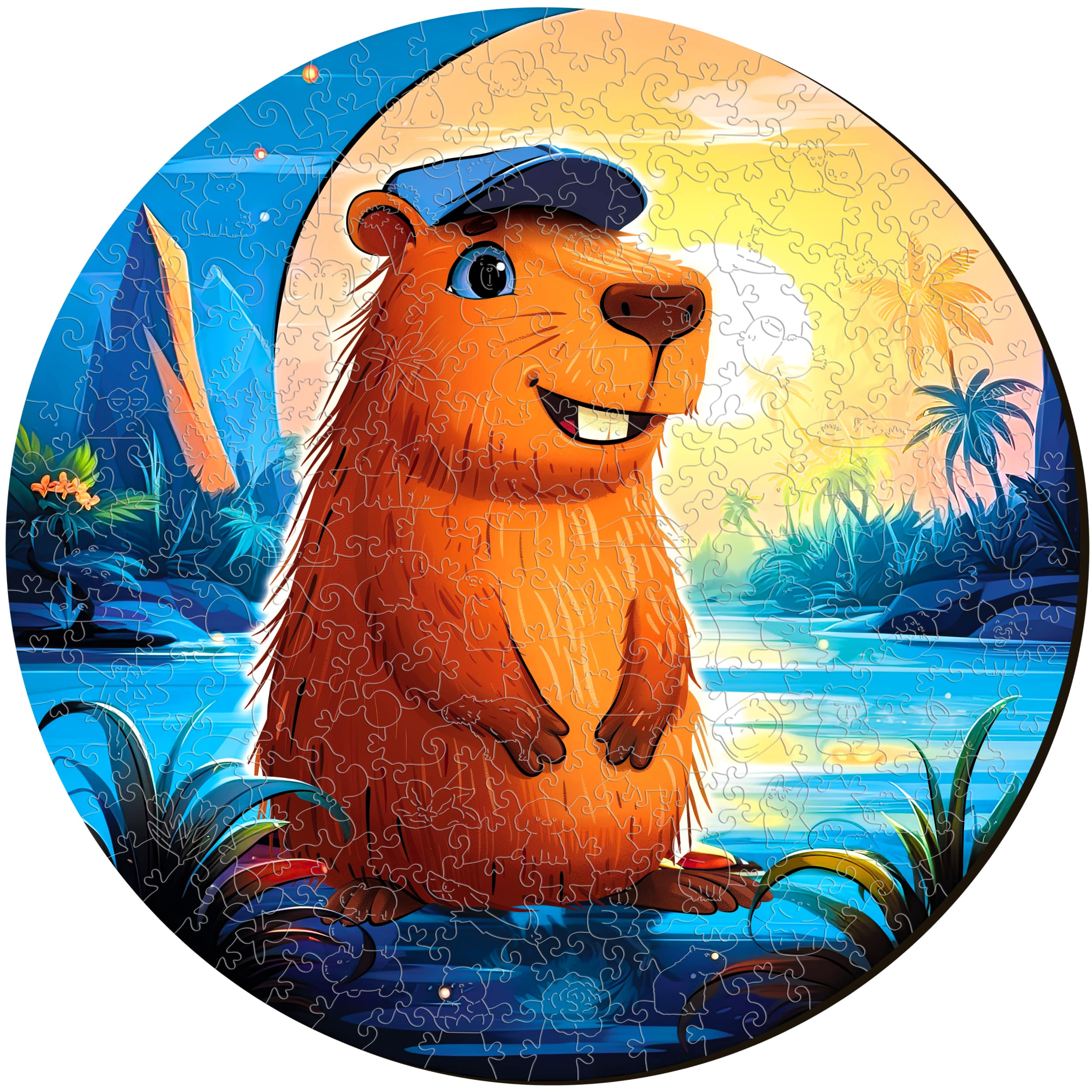 Imágenes y fotos de Capybara Puzzle 200 pieces. ESC WELT.