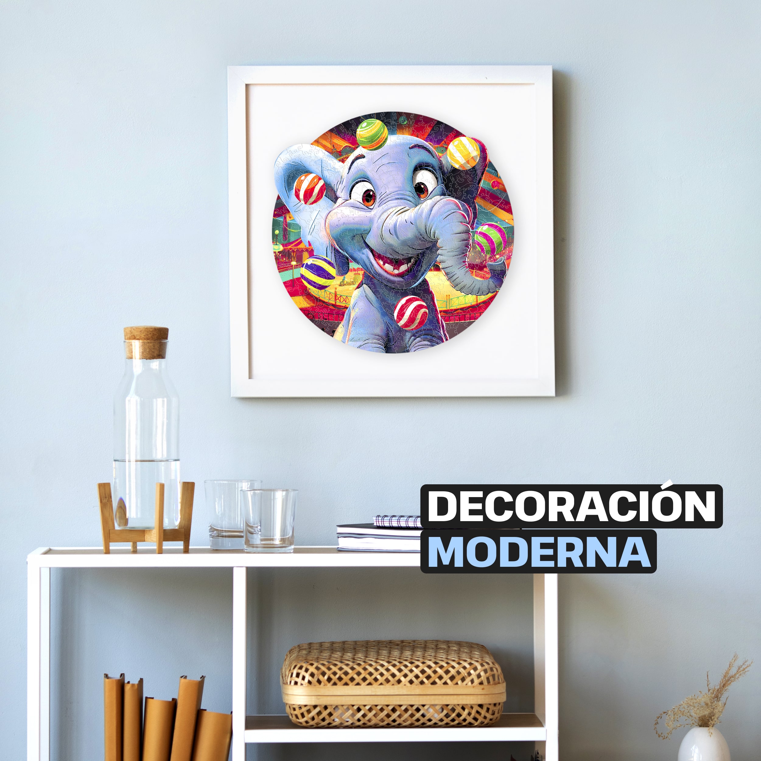 Imágenes y fotos de Funny Elephant  Puzzle 200 pieces. ESC WELT.