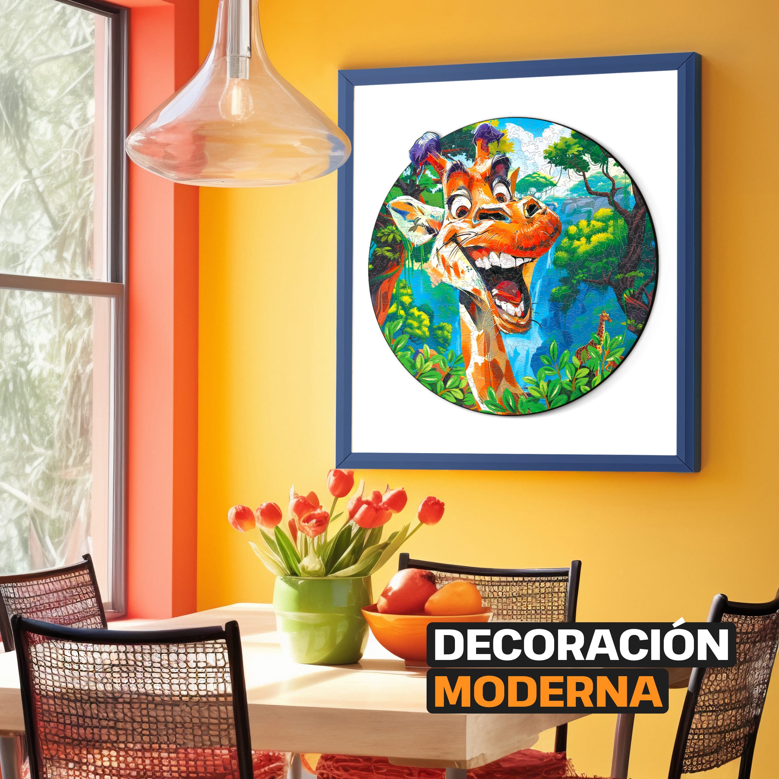 Imágenes y fotos de Funny Giraffe Puzzle 200 pieces. ESC WELT.