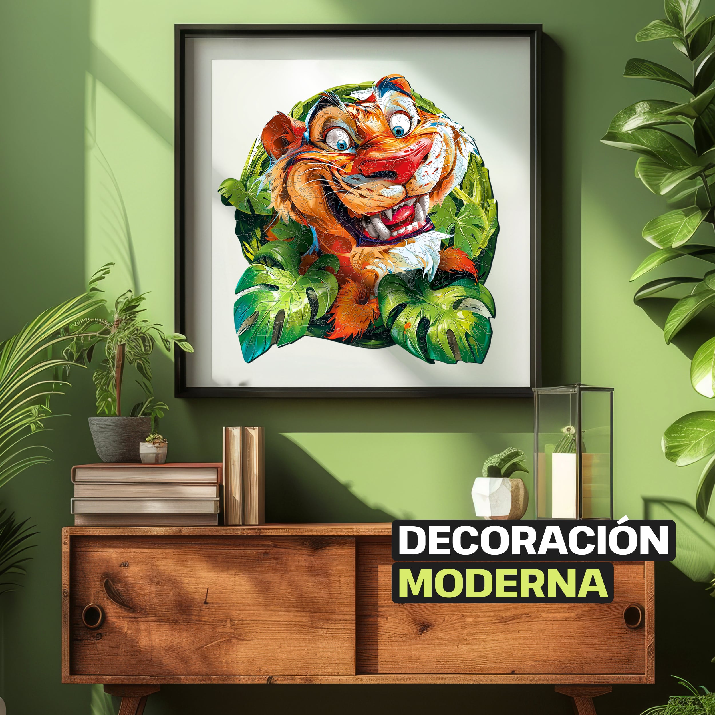 Imágenes y fotos de Funny Tiger Puzzle 200 pieces. ESC WELT.