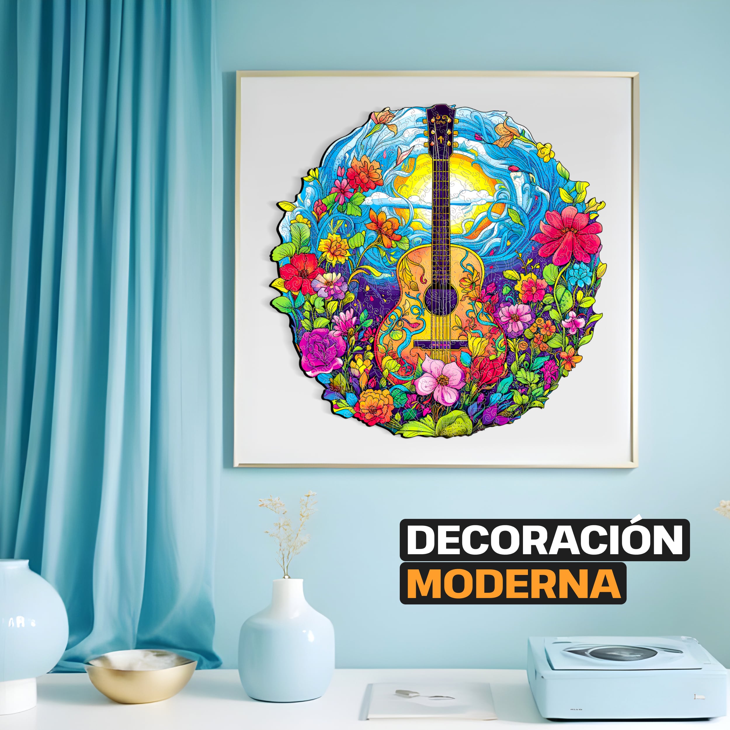 Imágenes y fotos de Guitar puzzle 300 pieces. ESC WELT.