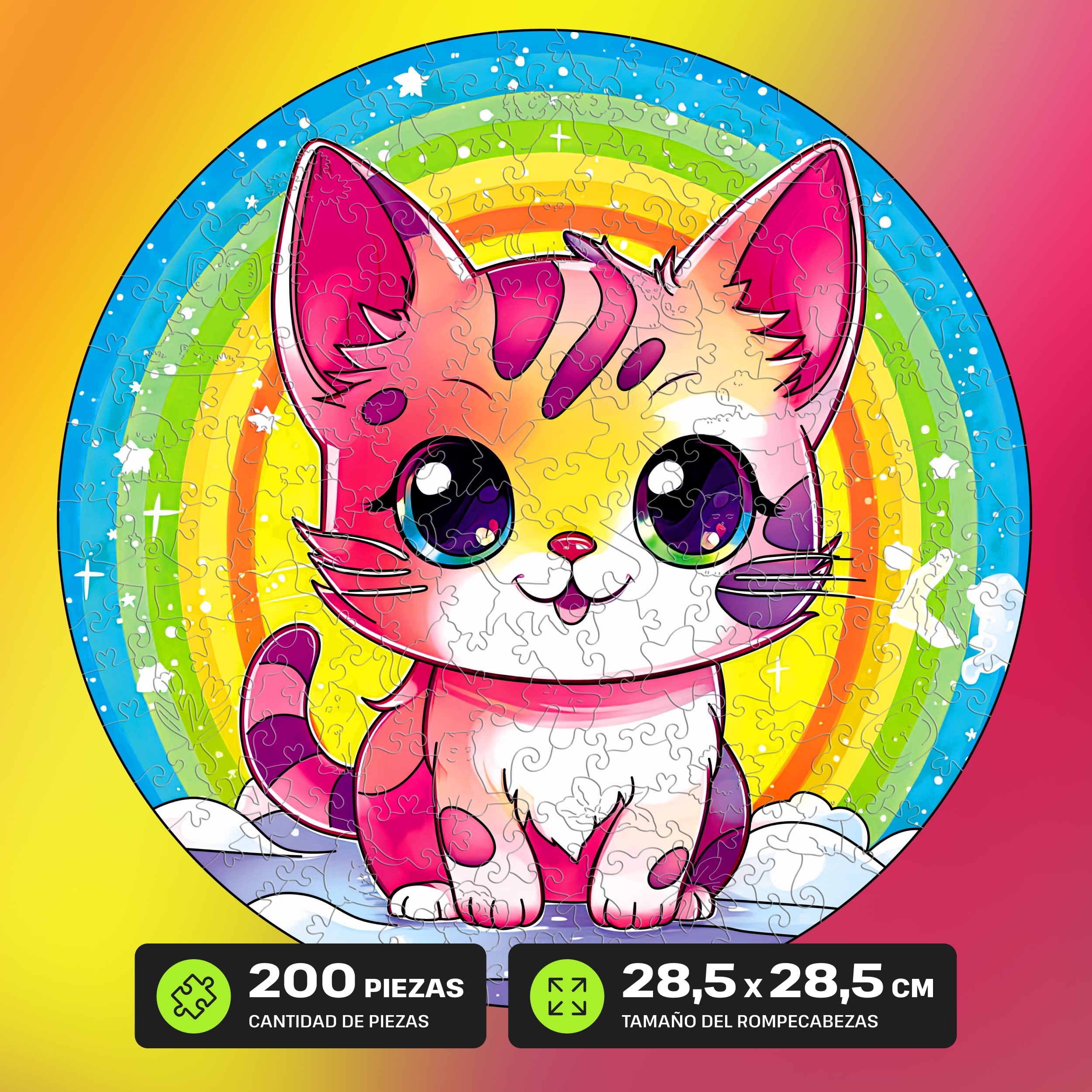 Imágenes y fotos de Kitten Puzzle 200 pieces. ESC WELT.