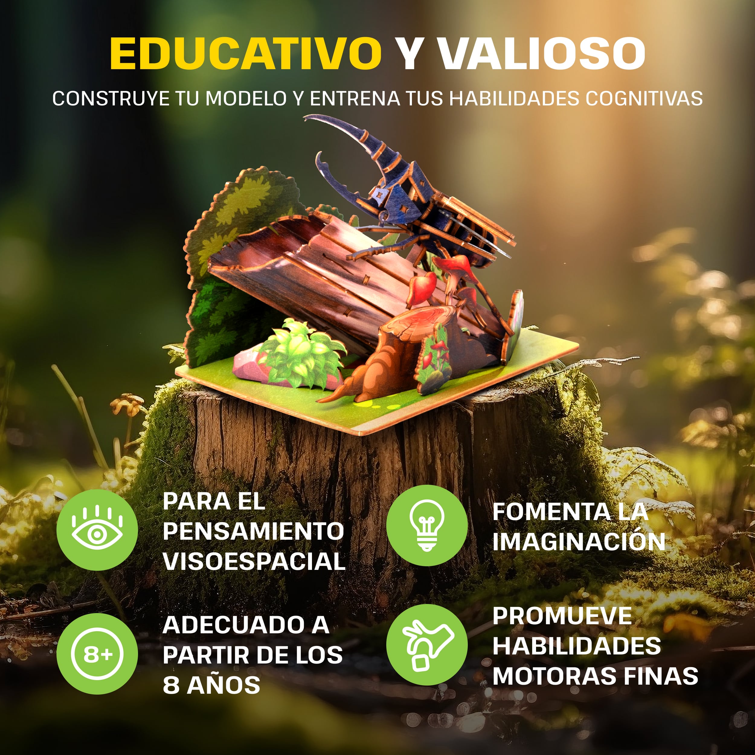 Imágenes y fotos de Fantasy Trio 3D Puzzle Kit. ESC WELT.