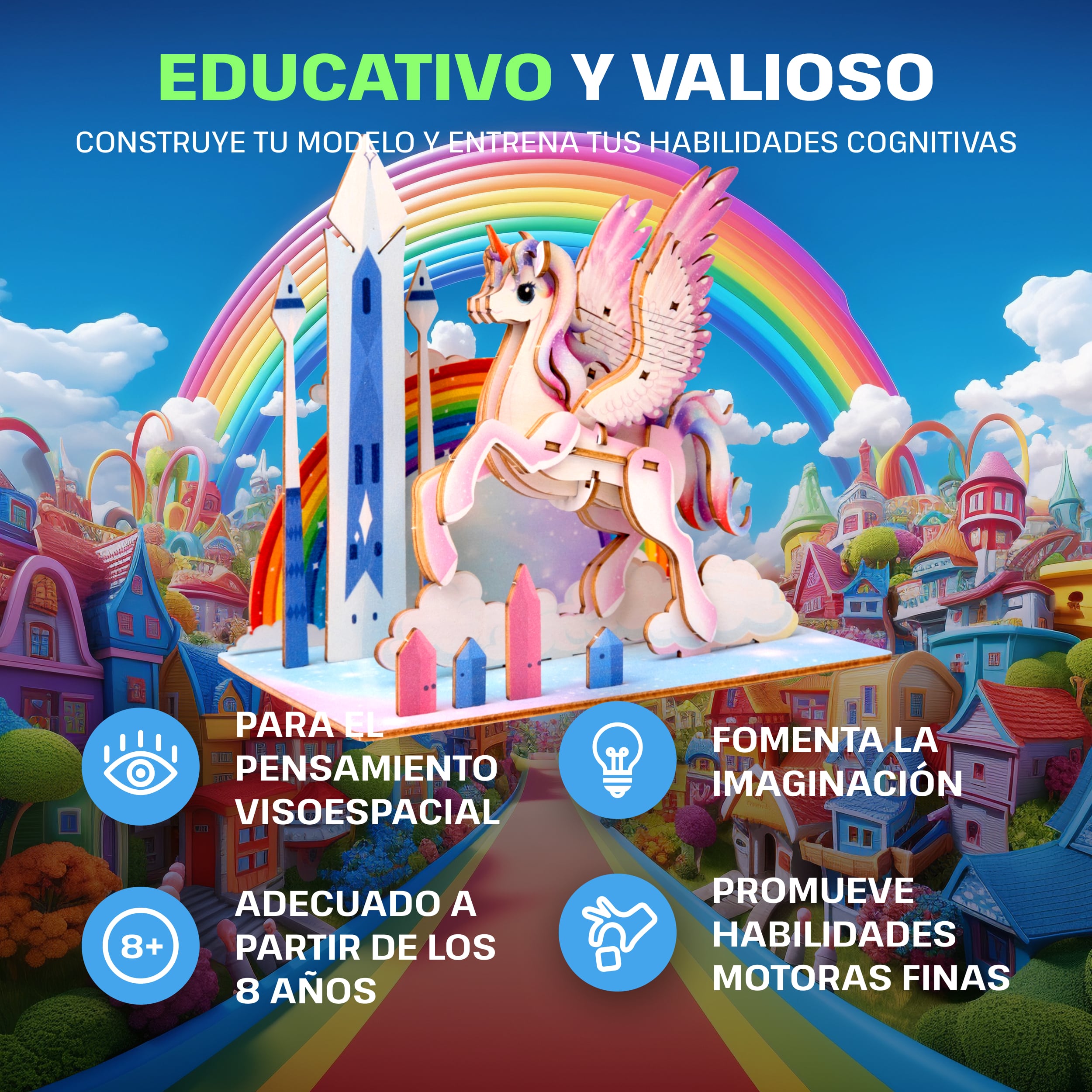 Imágenes y fotos de Fantasy Trio 3D Puzzle Kit. ESC WELT.