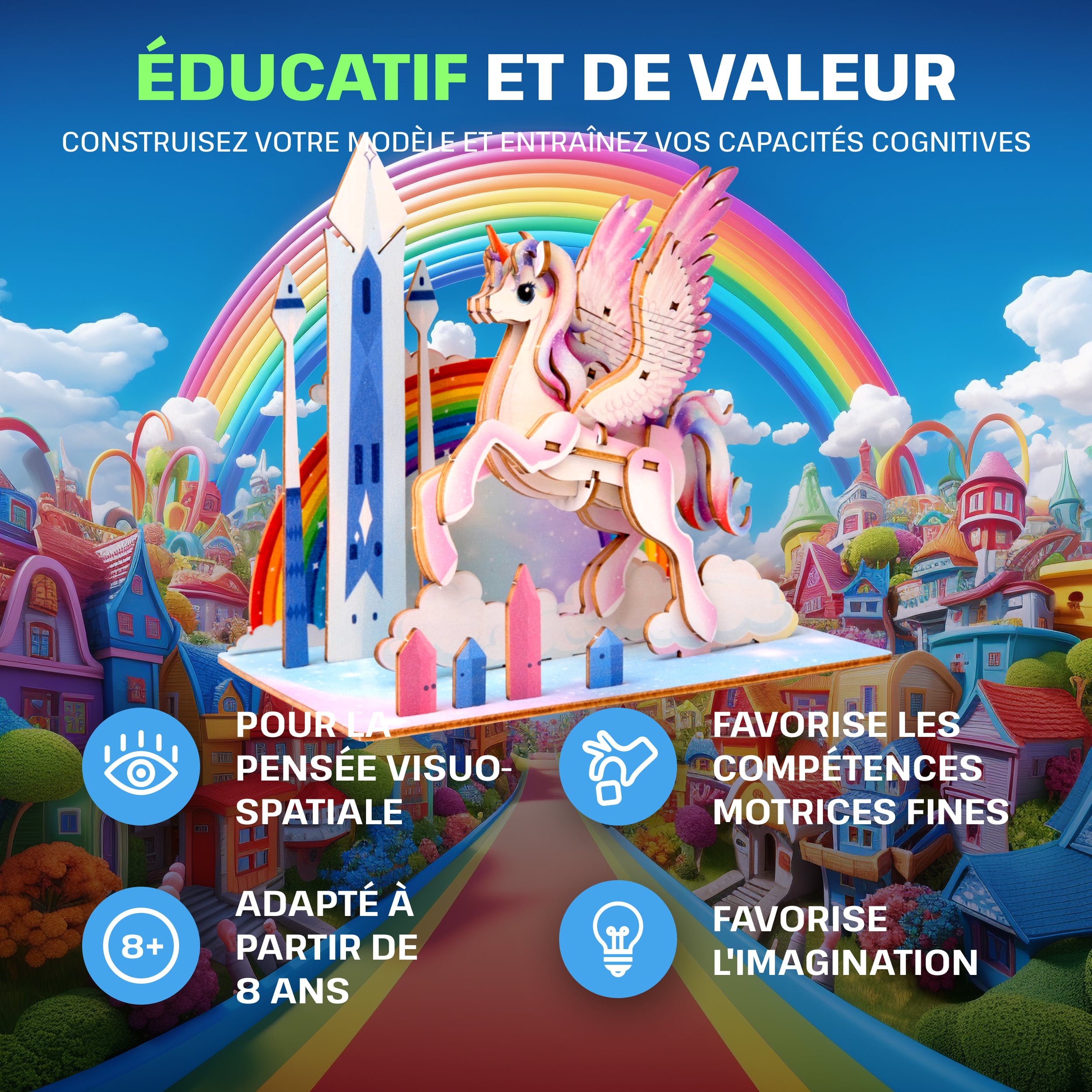 Imágenes y fotos de Fantasy Trio 3D Puzzle Kit. ESC WELT.