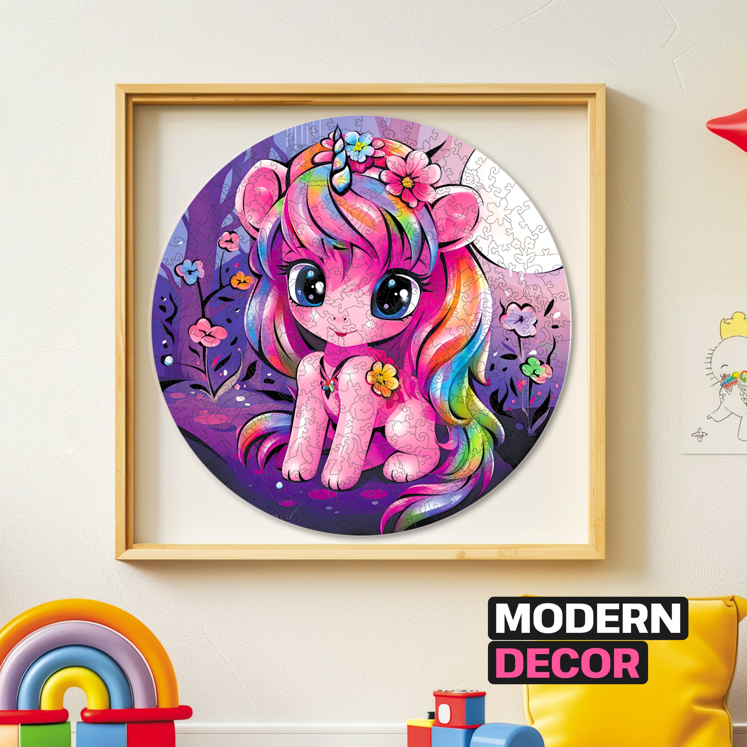 Imágenes y fotos de Unicorn Puzzle 300 pieces. ESC WELT.