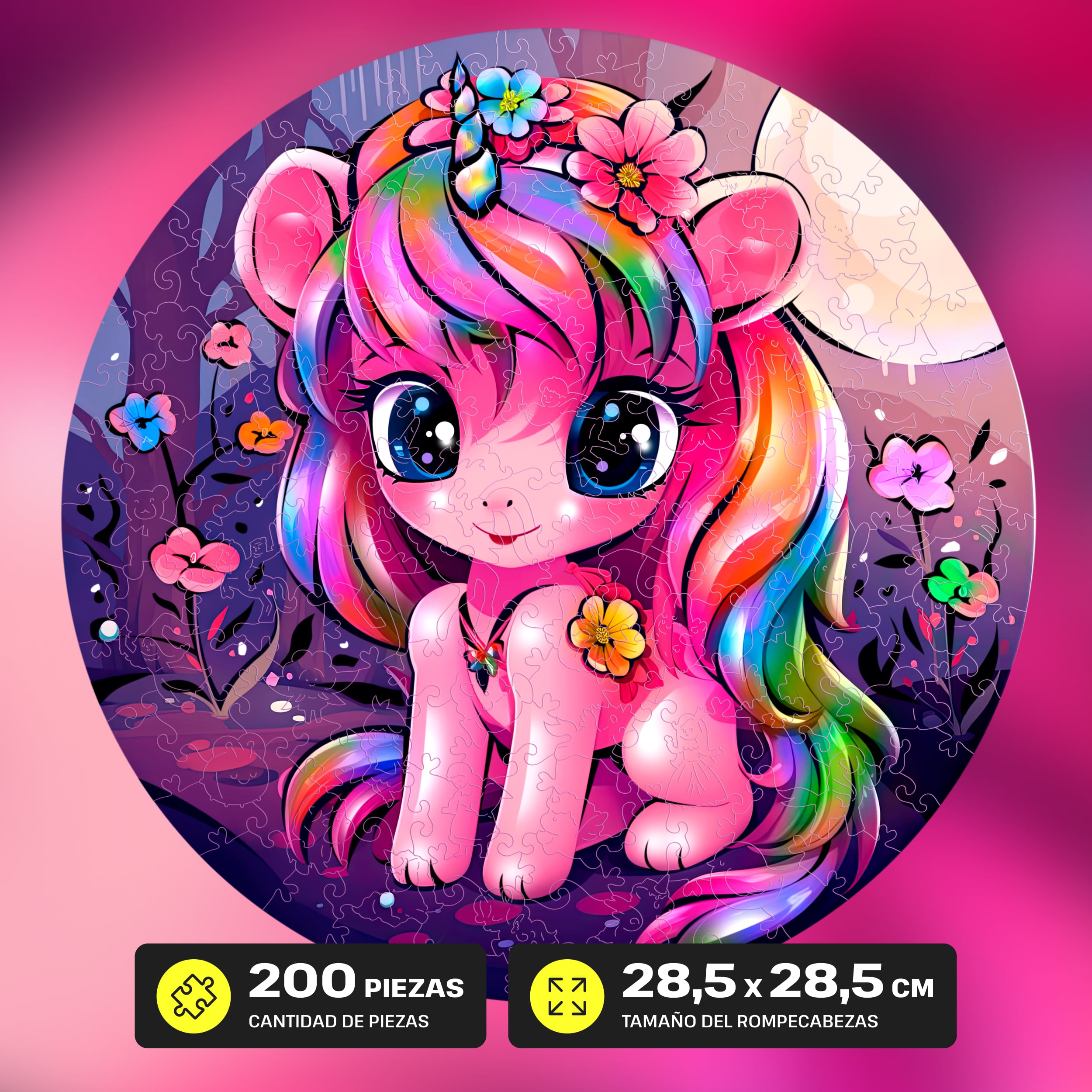 Imágenes y fotos de Unicorn Puzzle 200 pieces. ESC WELT.