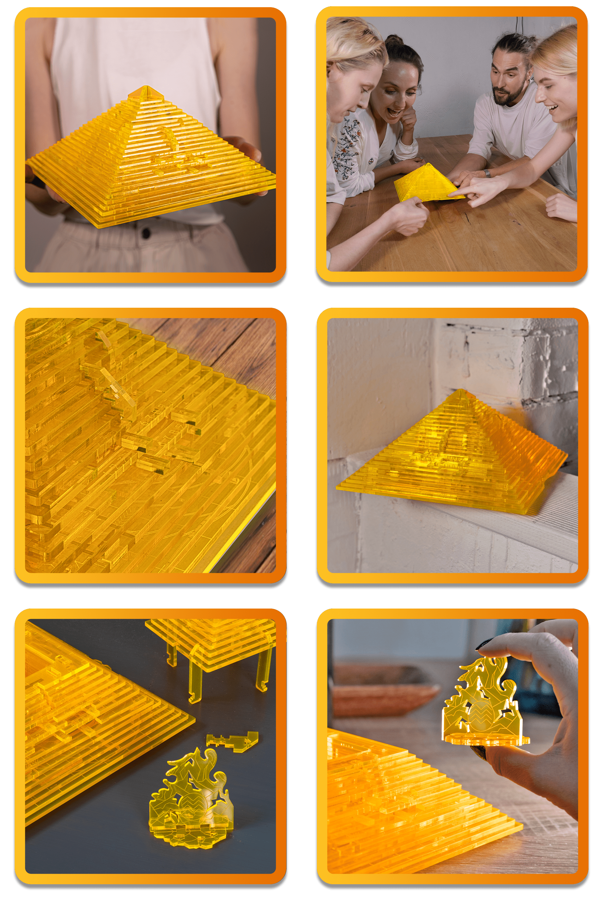 Imágenes y fotos de Quest Pyramid Flaming Sand. ESC WELT.