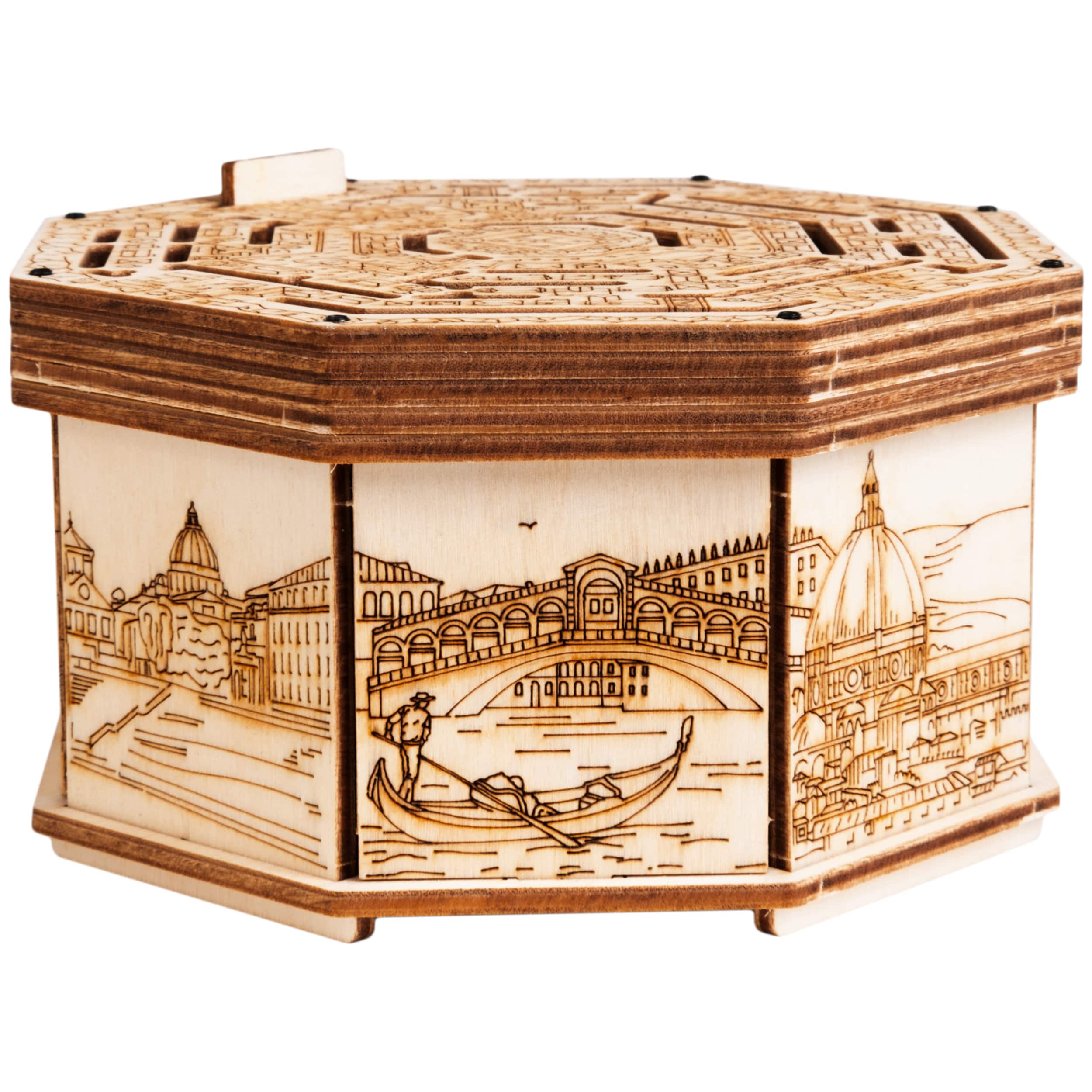 Imágenes y fotos de Wooden Secret MAZE BOX. ESC WELT.