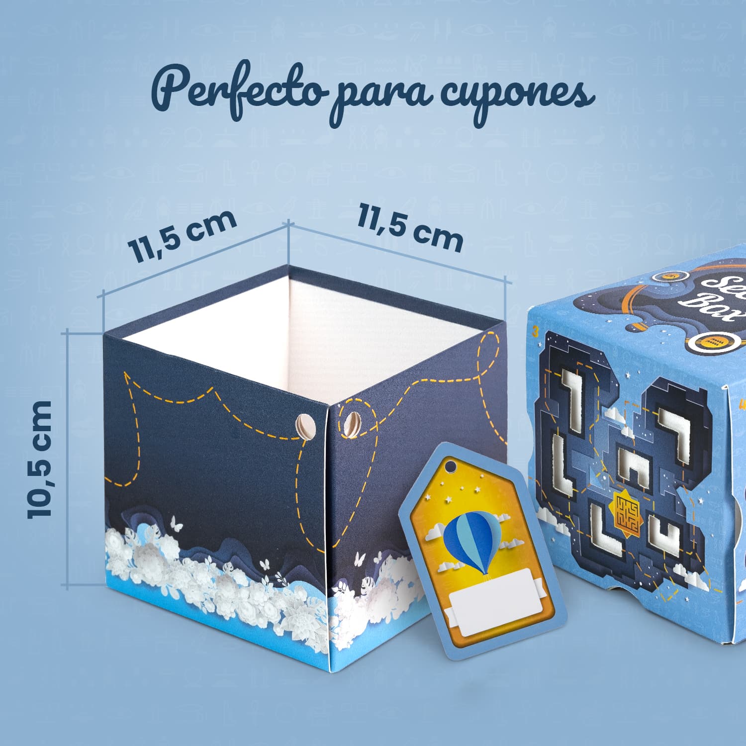 Imágenes y fotos de Secret Box Blue. ESC WELT.