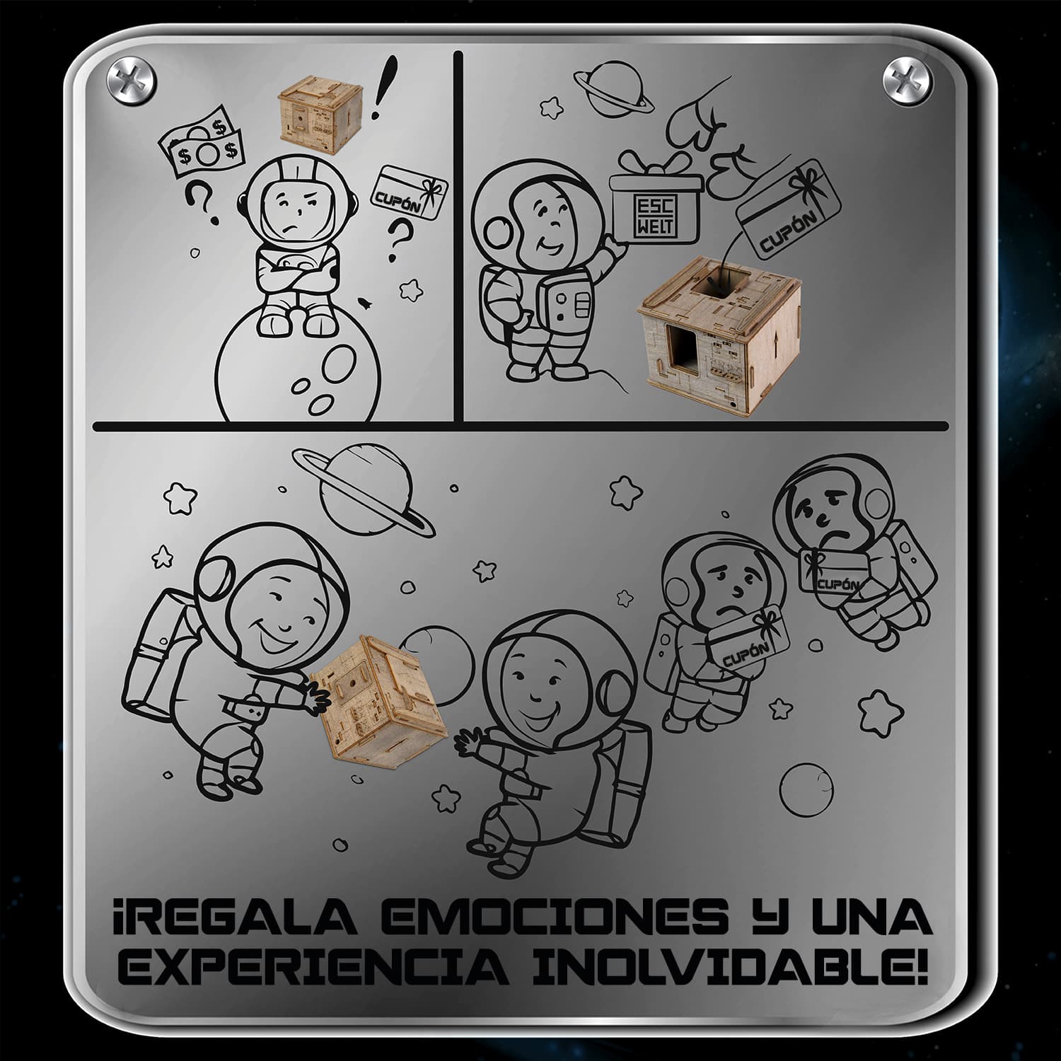 Imágenes y fotos de Space Box. ESC WELT.